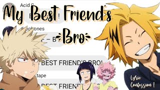 Bnha texts lyrics prank. My Best Friend&#39;s Bro ! Confession series 1 BakuKami / KamiBaku