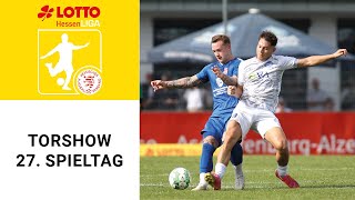 Torshow 27. Spieltag LOTTO Hessenliga 2023/24