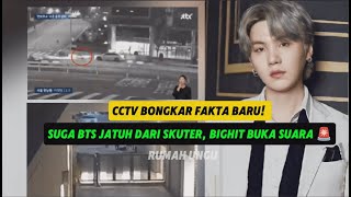😱 CCTV Reveals New Facts! BTS' Suga Falls Off Scooter, BIGHIT Speaks Out 🚨
