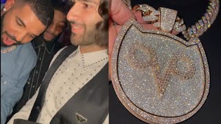 Drake gets a OVO chain from Young Thug for his B- Day & A Rolls Royce he used to drive in 2007