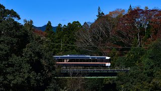 JR東海373系(F11編成) 特急ワイドビュー伊那路1号飯田行き　飯田線鳥居〜長篠城