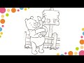 Coloring Winnie The Pooh And Piglet Hug рџђ рџ Best Friends Forever Cute Art For Kids Coloring Winnie The Pooh And Piglet Hug рџђ рџ Best Friends Forever Cute Art For Kids