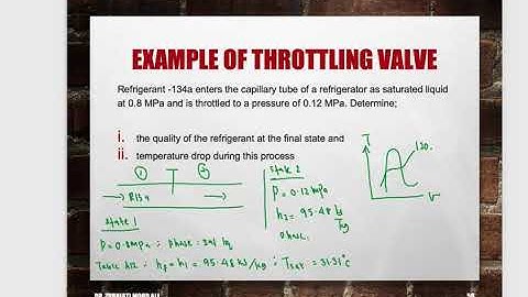 SFEE Device (Throttling Valve)-with example