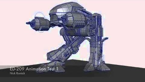 ED-209 Animation Test 1