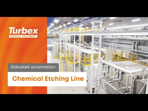 Installing Galvatek Automated Chemical Etching Line | Time lapse