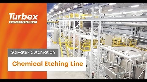 Installing Galvatek Automated Chemical Etching Line | Time lapse