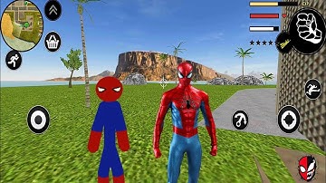 Spider Stickman Rope Hero 2 Gangster City #3 - Android Gameplay