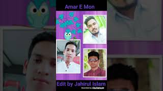 Amar E Mon আমর এ মন Imran Tanjin Tisha Edit Jahirul Islam Romantic Song Of The Year 2018