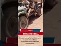 Rebeldes tuareg FLA en Kidal dando un paseo a los vehículos malienses/rusos capturados recientemente