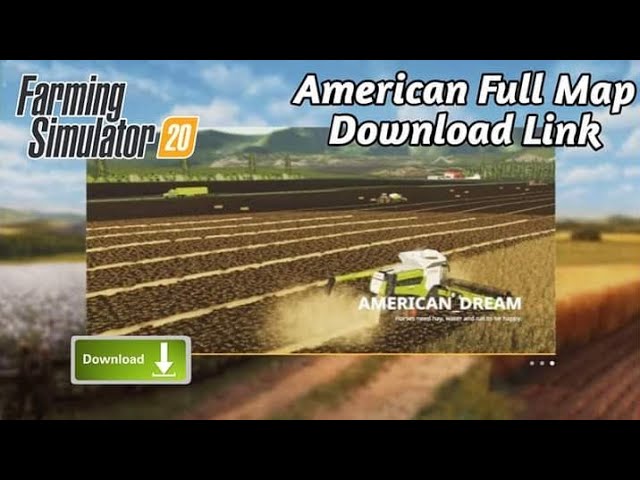 American 🇺🇲 Map Mod of Farming Simulator 20, Fs 20 200+ Tractors Mod, Fs-20