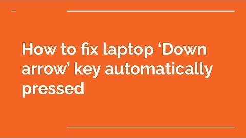 How to fix Windows Down/Right arrow key automatically pressed | in Hindi (English Subtitles)