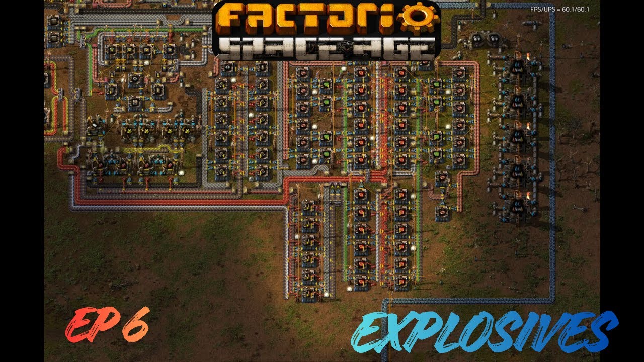 Factorio⚙️: Space Age 🚀 Playthrough EP 6 "EXPLOSIVES" 💥 - YouTube