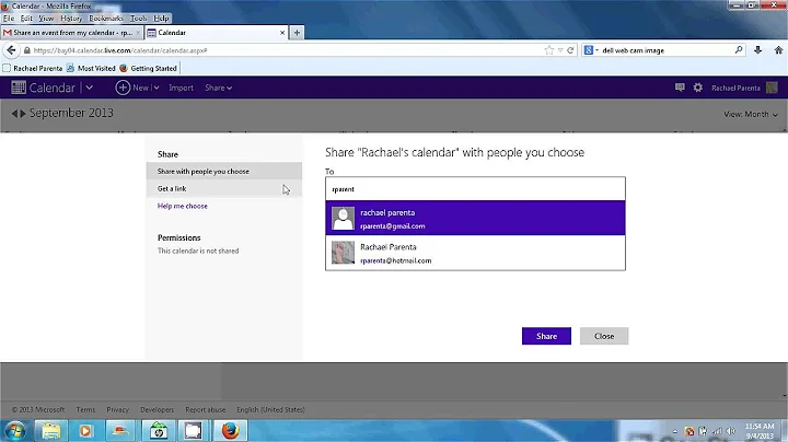 How to Share Access to a Calendar With Microsoft Outlook Web Access : Computer Topics
