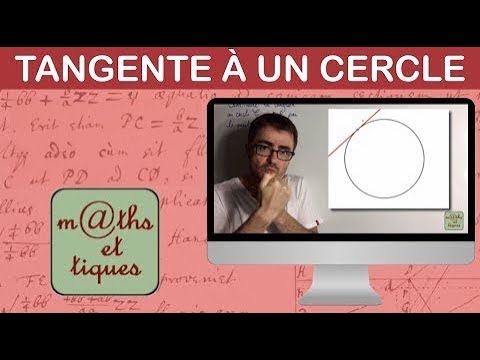 Vidéo: Qu'est-ce qui est tangent au cercle unité ?