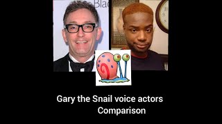 Gary the Snail voice actor comparison