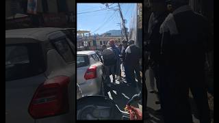 car wale se hua accident ?hui ldaii??youtube minivlog pithoragarh ytshorts shortvideo shorts