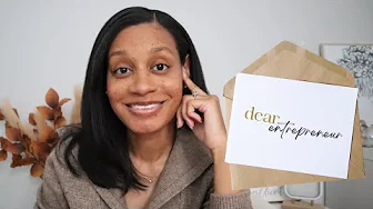 Dear Entrepreneur... | lessons, seasons, and encouragement