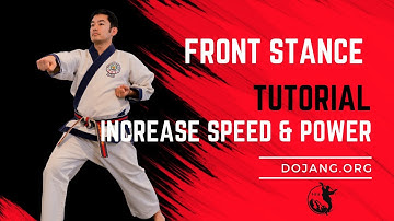 Fundamentals of Strong Front Stance (Chun Gun Jaseh) | Soo Bahk Do Basics