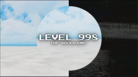 BACKROOMS [REDACTED] - Level 998 and Level 999