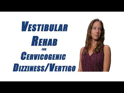Vestibular Rehab for CERVICOGENIC DIZZINESS / CERVICOGENIC VERTIGO | Best Exercises