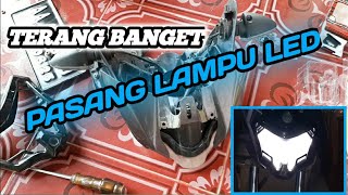 Review Lampu led 6 sisi motor vixion advance/lightning merek vinyx NO rtd philips luminos hid titik