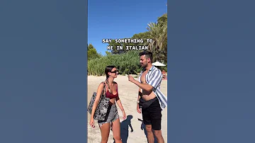 PEOPLE WHO SPEAK ITALIAN WHAT DID SHE SAY Italian Italy Translate Languages Fyp 