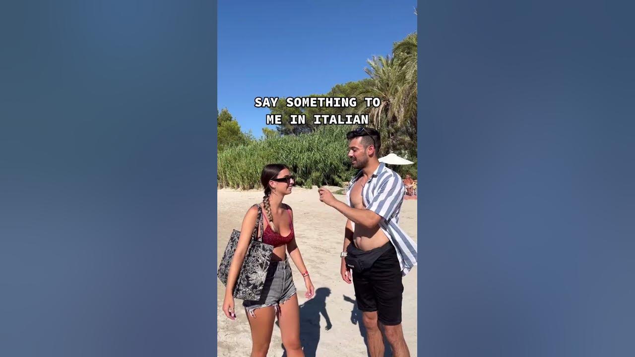 PEOPLE WHO SPEAK ITALIAN 🇮🇹 WHAT DID SHE SAY? #italian #italy #translate #languages #fyp