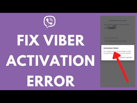 How to Fix Viber Activation error | Fix Viber Activation Glitch (2021)