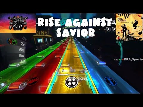 Rise Against - Savior - Rock Band Blitz Playthrough (5 Gold Stars)