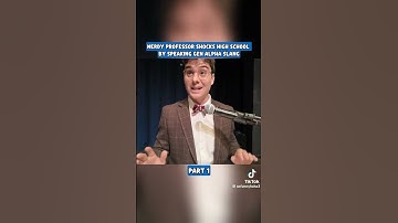 Nerdy Professor delivers grad speech in Gen Alpa slang -part 1.