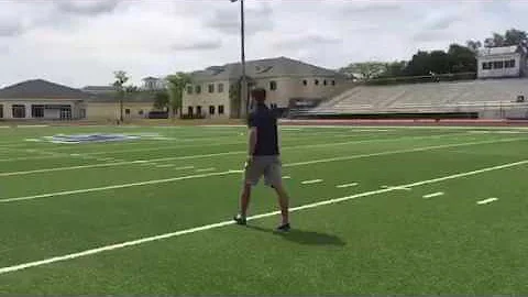 How to catch a football and the basic route tree
