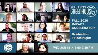 SEG Fall 2020 Impact Accelerator Graduation + Pitch Night Celebration