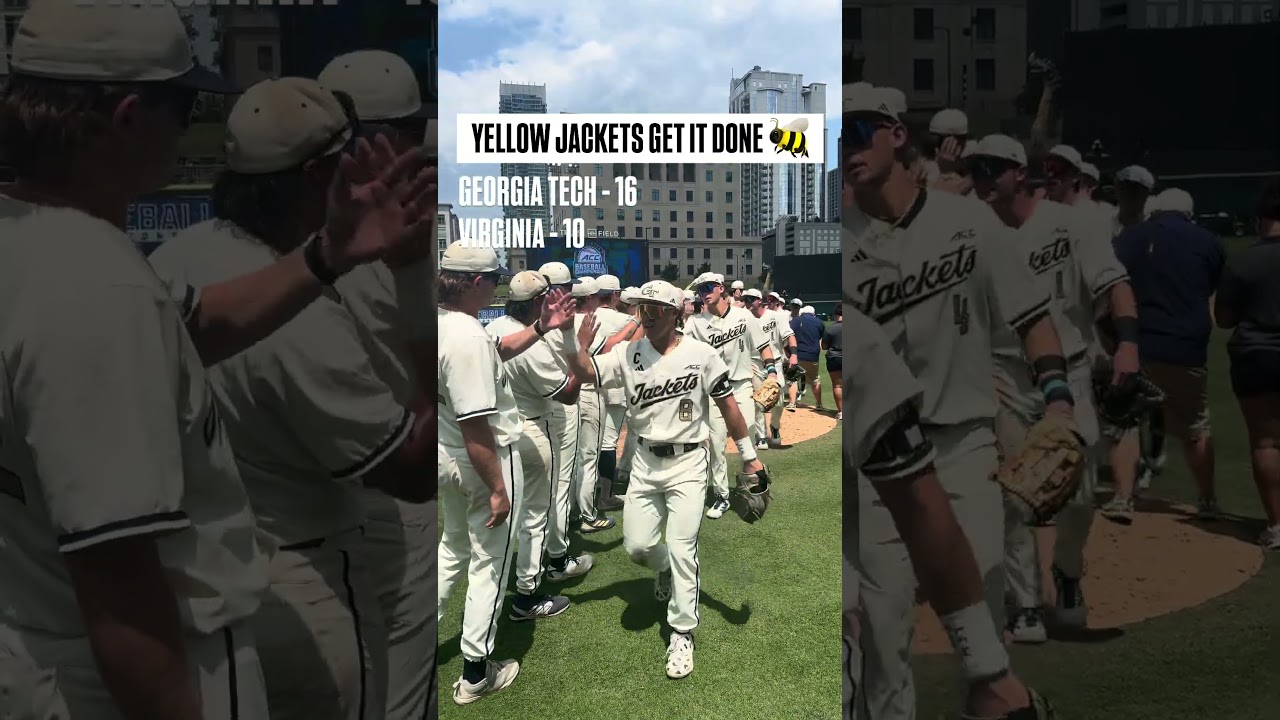 Yellow Jackets are on to the semis‼️ #georgiatech #accbaseball #collegebaseball #baseball