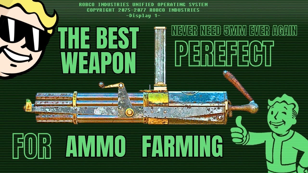 YOU Need To USE This WEAPON To Farm BILLIONS Of 5mm AMMO In Fallout 76 you-need-to-use-this-weapon-to-farm-billions-of-5mm-ammo-in-fallout-76