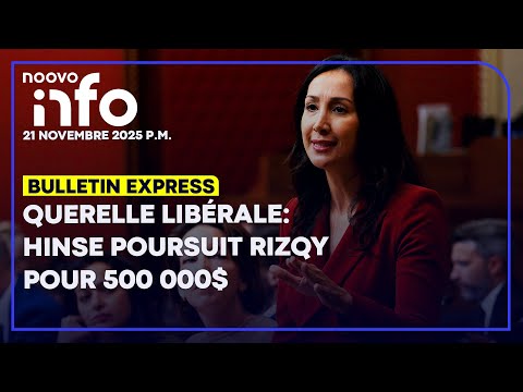 Crise Au PLQ Geneviève Hinse Réclame 500 000 à La Députée Marwah Rizqy