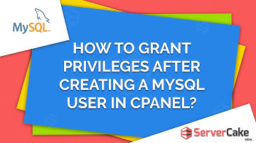 How to grant privileges to a MySQL user account in cPanel - ServerCake India
