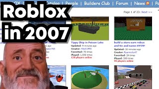 Playing Old Roblox Games Made Before 2010