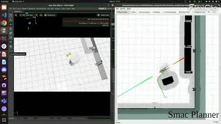 Path planner comparison with Spot in Isaac Sim