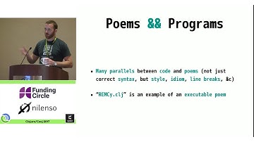 Infinite State Machine Poetry in, with, and by Clojure - Eric Weinstein