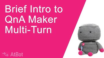A brief intro to QnA Maker Multi-Turn conversations (with example)