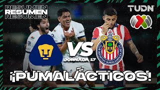 RESUMEN | Pumas vs Chivas | AP2023-J17 | Liga Mx | TUDN