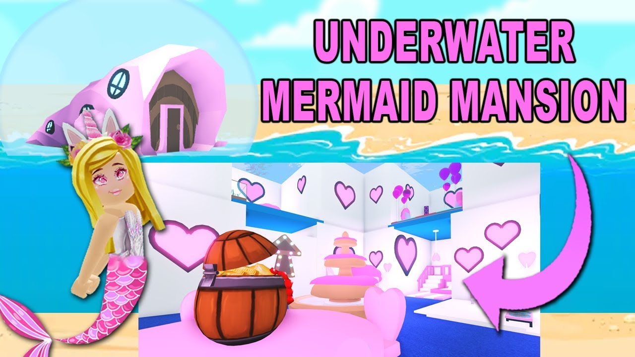 I Bought An Under Water Mermaid Mansion In Adopt Me Roblox Youtube - roblox adopt me mermaid mansion