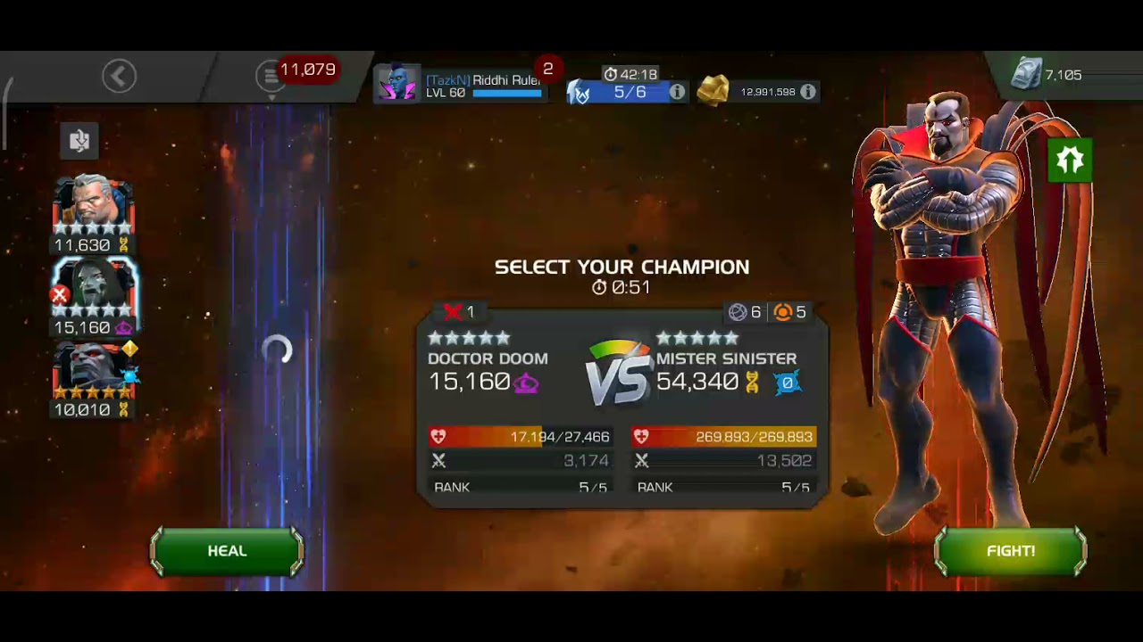 Doom solos AQ Map 6 Minister Sinister minibosses with Epic modifier