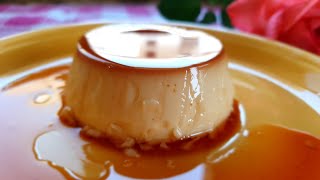 Flan ou crème caramel |   أطيب كريم كراميل على الطريقة الفرنسية بمكونات متوفرة بكل بيت