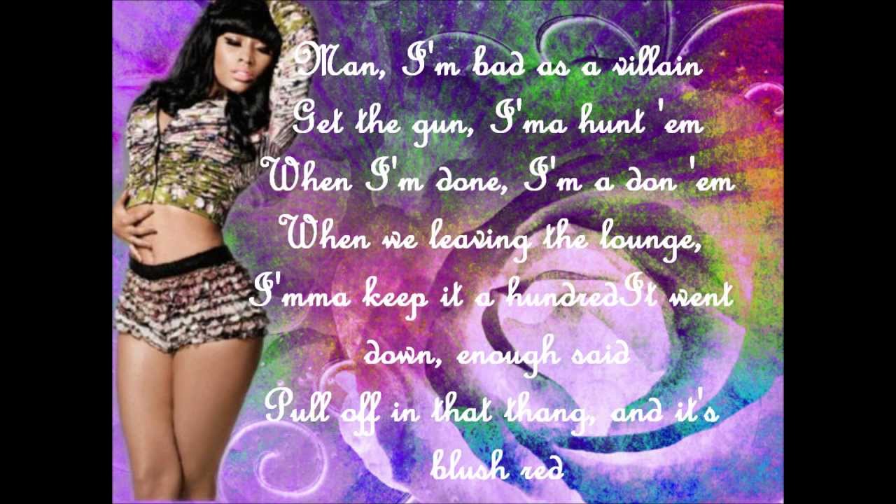 Nicki Minaj Sex In The Lounge Official Lyrics Youtube