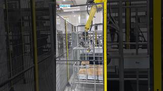 Fanuc pick and place robot| palletizing Application #fanucrobotics #shorts #robot  #galexonrobotics
