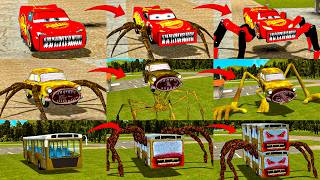 Everything Turned into Car Eater Monsters | Car Mc Queen Horror, Car Eater, Bus Eater... in GMOD