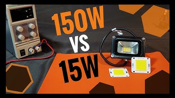 15w Landscaping Floodlight vs 150w Custom Chip