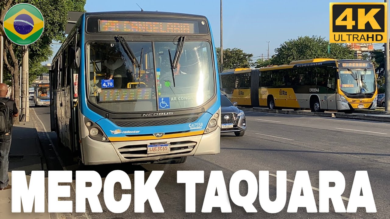 Merck da Taquara (RJ) - Movimentação de Ônibus #152