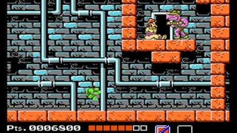 Teenage Mutant Ninja Turtles (NES) Video Walkthrough Part 1